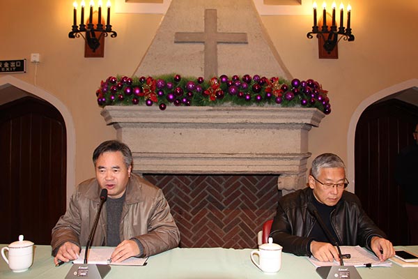 华东神学院师生参加上海市基督教两会讲座 华东神学院师生参加上海市基督教两会讲座